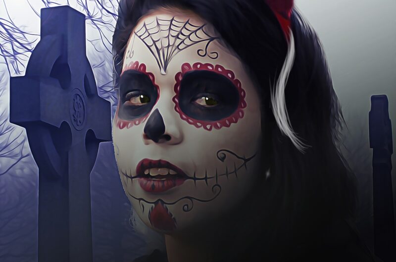 Halloween Make-up schminken